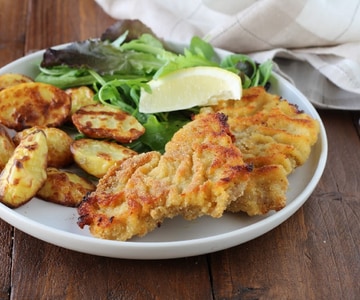 Schnitzel aus dem Ofen