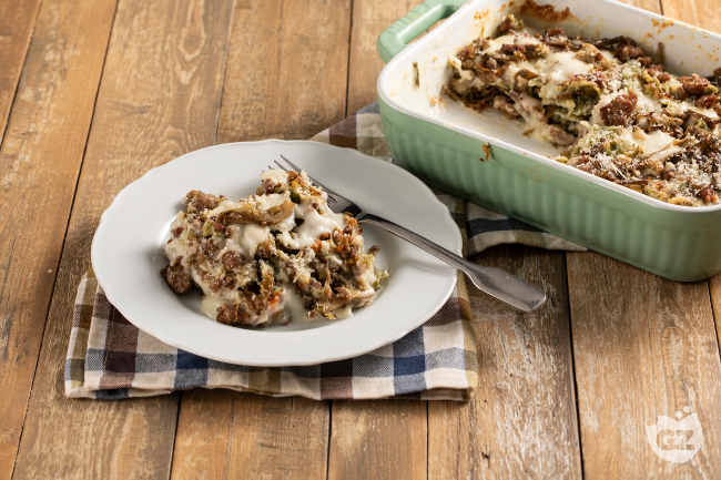 Gefüllte Cannelloni mit Artischocken- und Wurstragout - Italienische ... Gefüllte Cannelloni mit Artischocken- und Wurstragout - Italienische ...