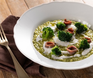 Risotto Brokkoli und Sardellen