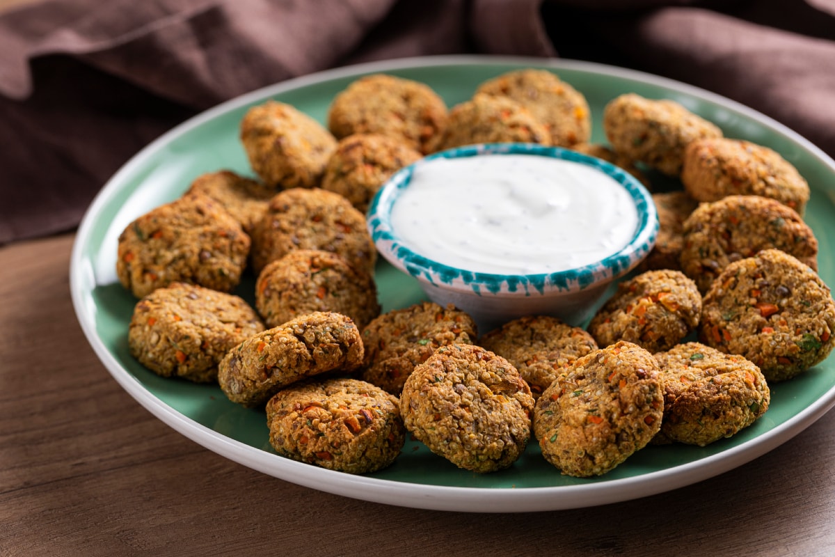 Linsen- und Quinoa-Frikadellen