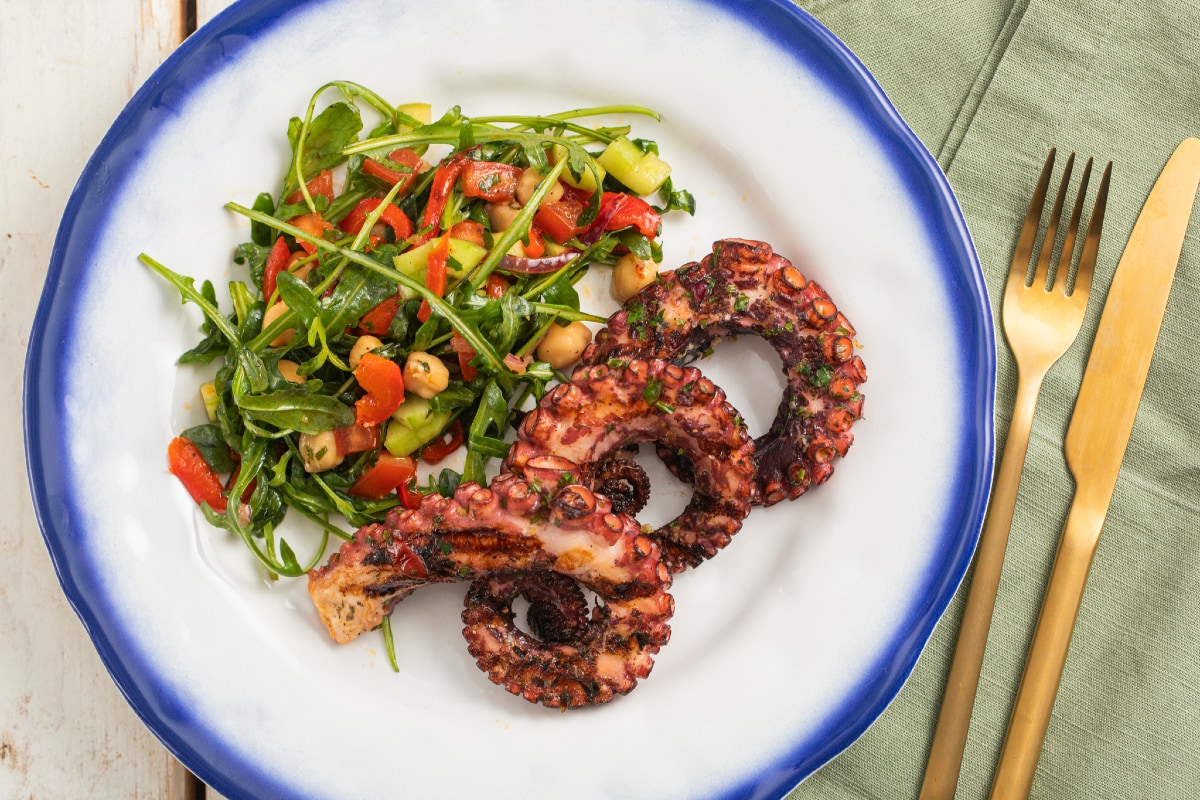 Gegrillter Oktopus
