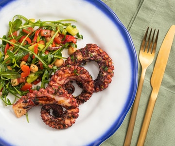 Gegrillter Oktopus
