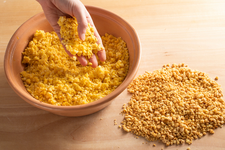 Wie man Fregola Sarda macht