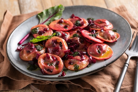 Ravioli mit Rote Beete