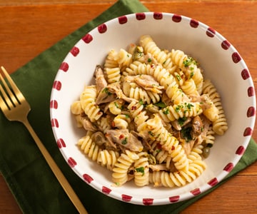 Nudeln mit Thunfisch ohne Tomatensauce