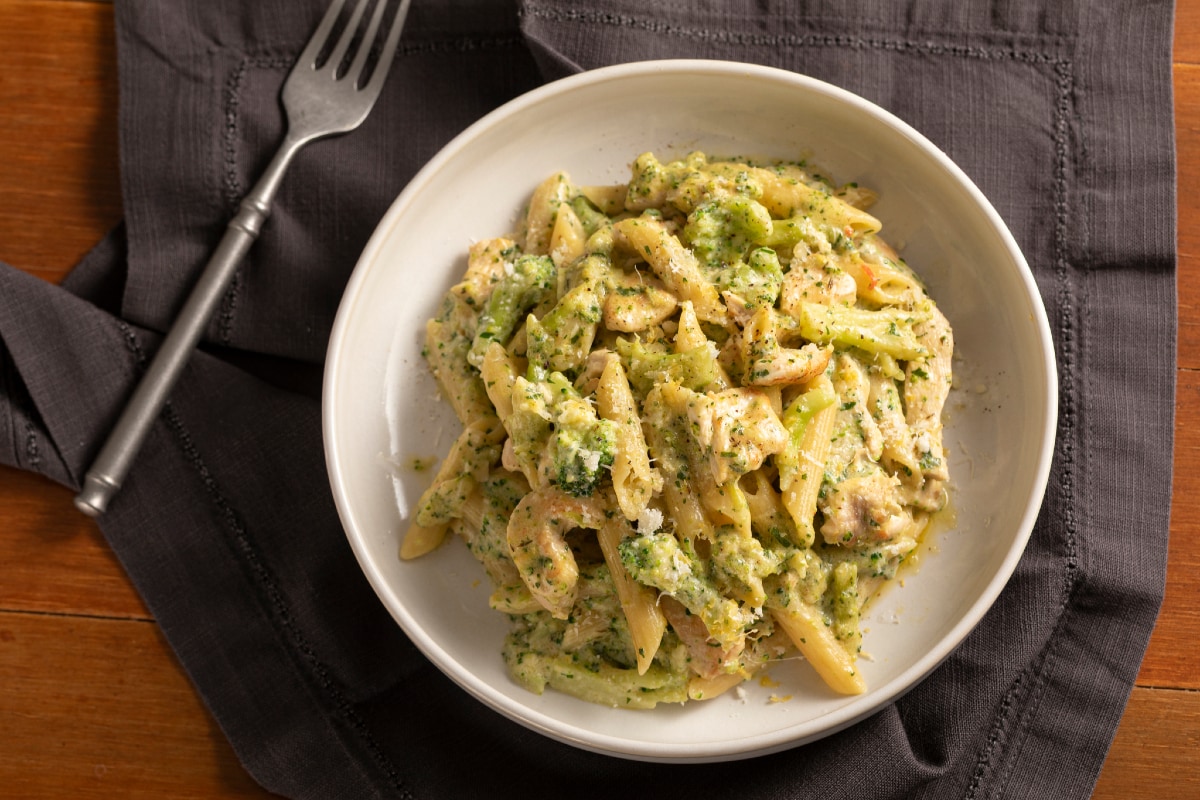 Pasta mit Huhn und Brokkoli