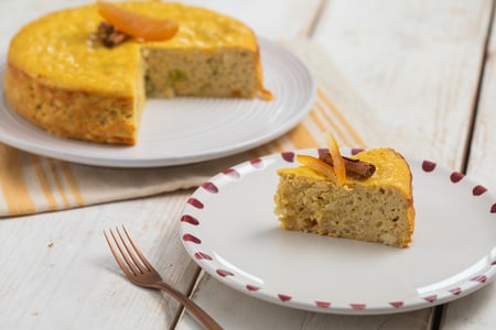 Süßer Reis-Ricotta-Kuchen