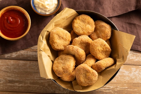 Nuggets in der Heißluftfritteuse