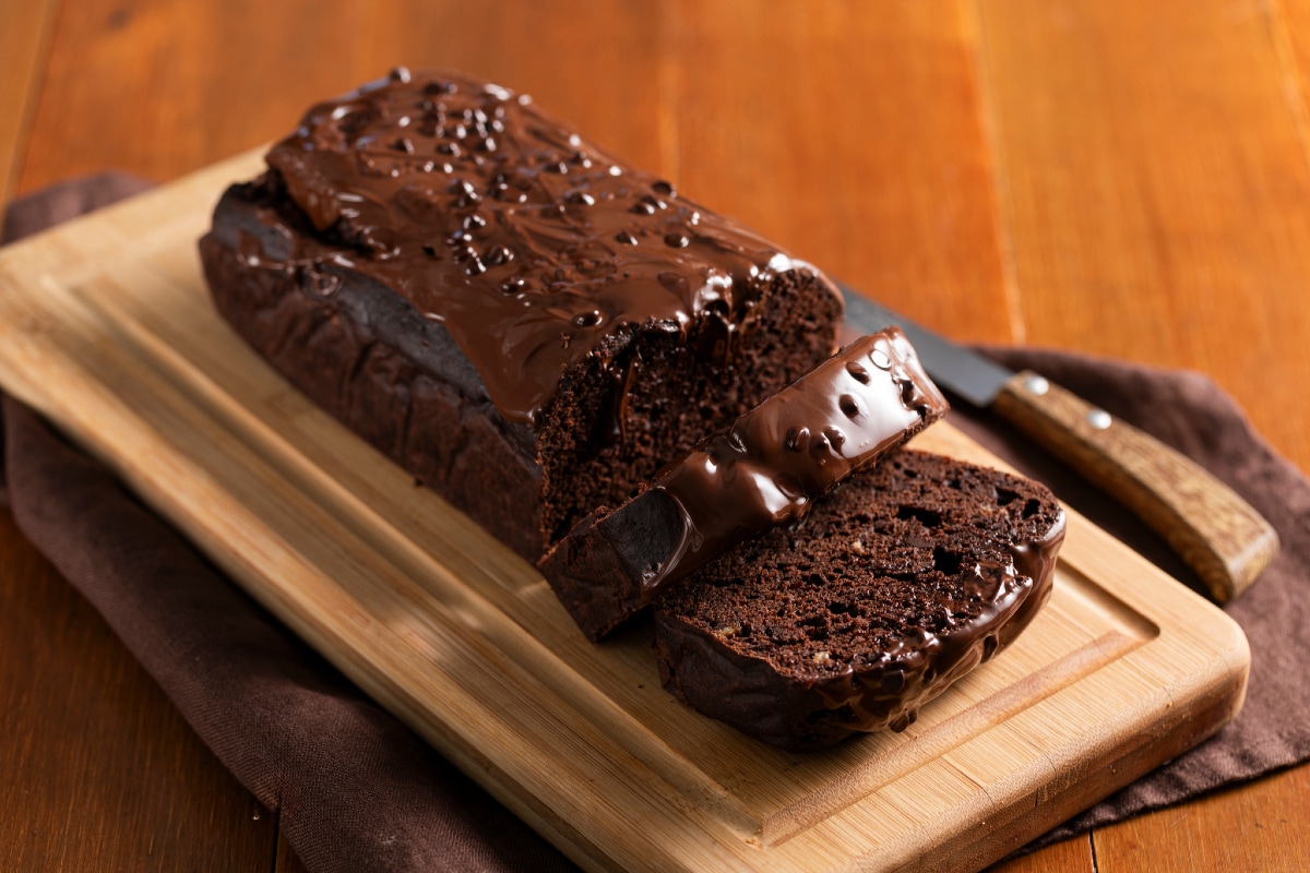 Bananenbrot mit Schokolade