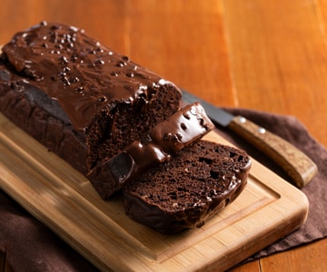 Bananenbrot mit Schokolade