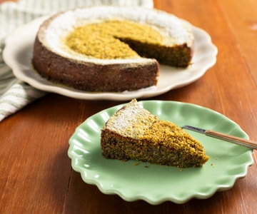 Pistazien-Caprese-Kuchen