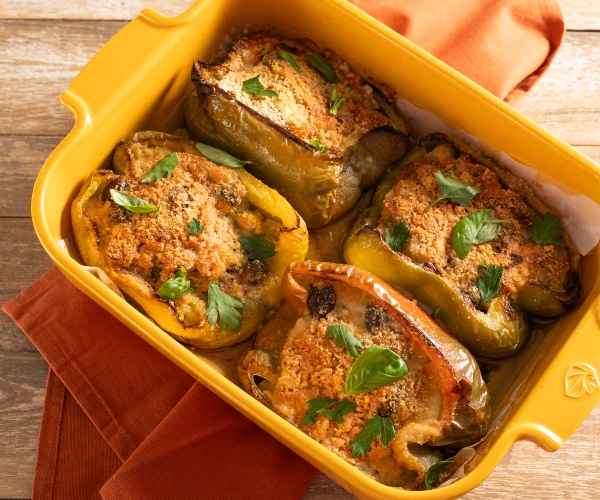 Gefüllte Paprika ohne Fleisch