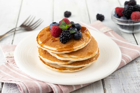 Pfannkuchen mit Eiweiß