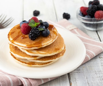 Pfannkuchen mit Eiweiß