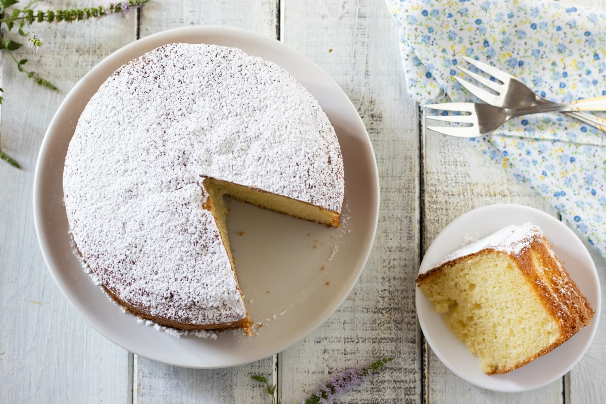 Kuchen mit griechischem Joghurt