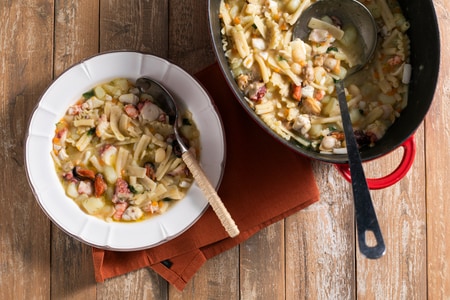 Mescafrancesca Kartoffeln und Fisch