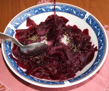 Süßsaure Rüben mit Fenchel