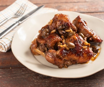 Kaninchen auf ligurische Art