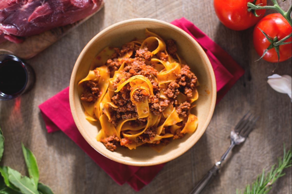 Pappardelle mit Wildschweinragout
