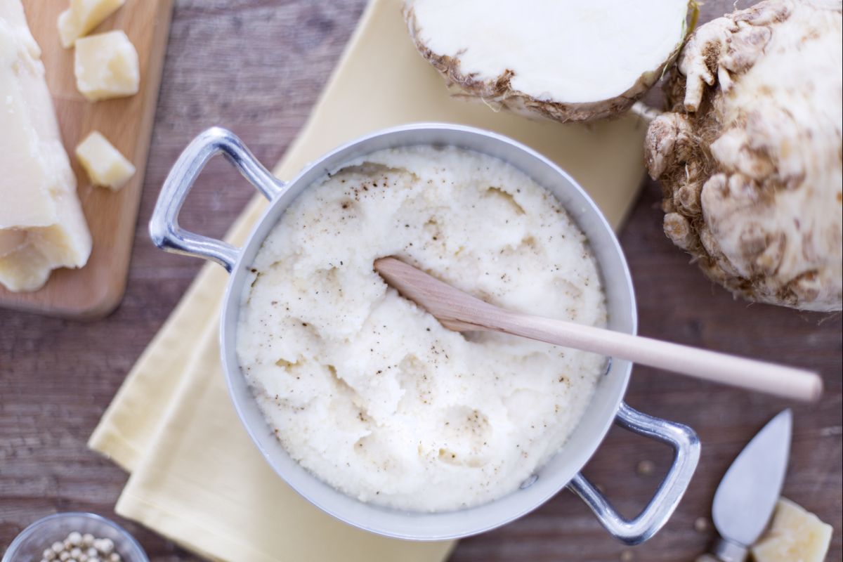 Selleriepüree mit Sahne