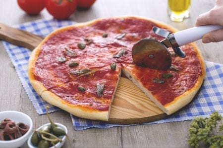 Pizza nach neapolitanischer Art