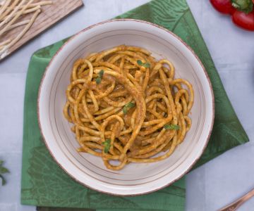 Bigoli in Paprikasauce