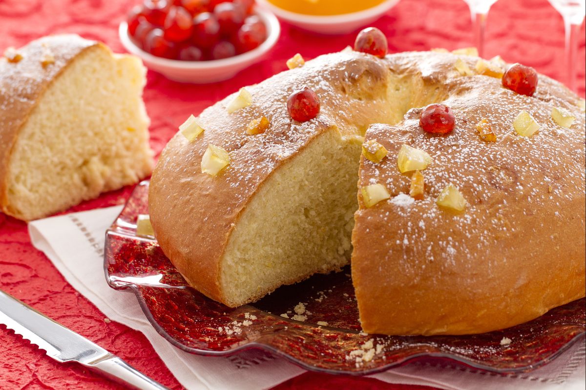 Roscón de Reyes (Königskuchen)
