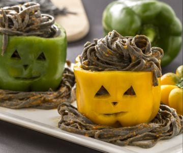 Verhexte Tagliolini in Paprika