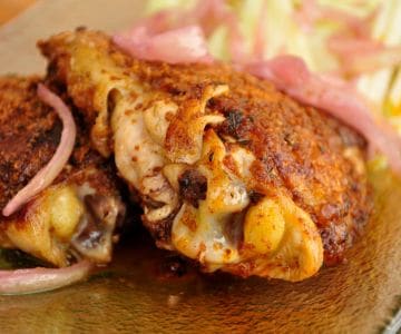 Rustichella von Huhn in Brioche-Kruste