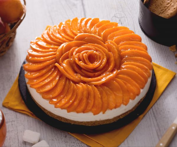Kalter Aprikosenkuchen