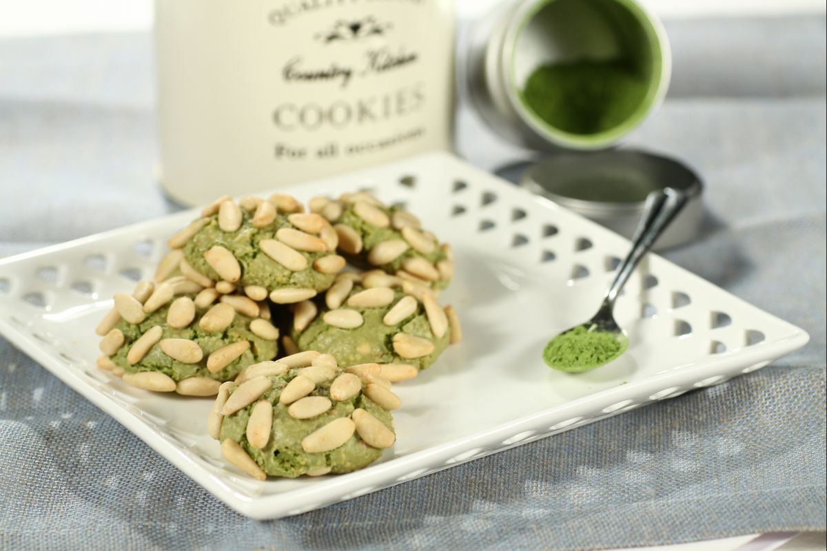 Matcha-Tee-Kekse
