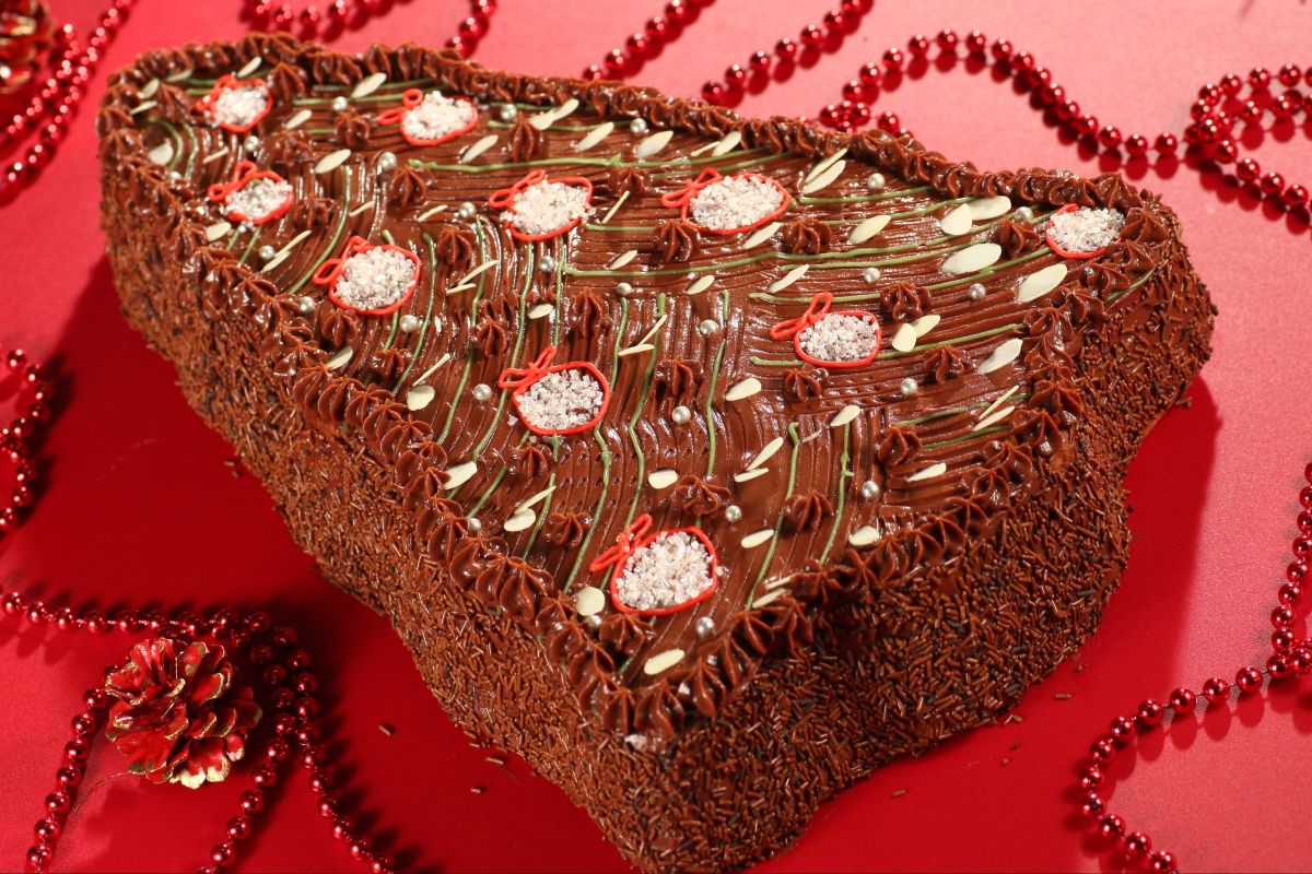 Weihnachtsbaum-Kuchen