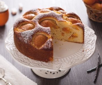 Kuchen mit Aprikosen