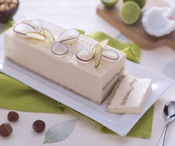 Bayerische Creme mit Kokos und Limette