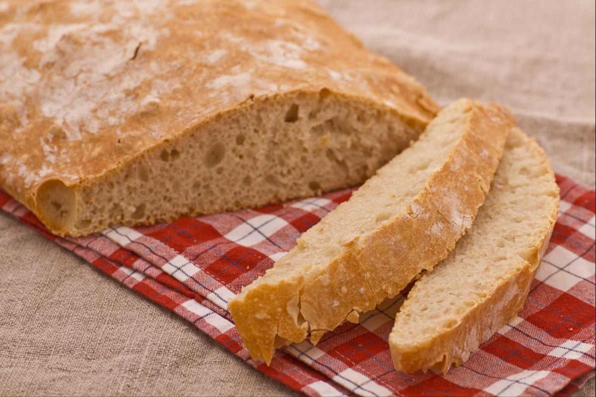 Ungeknetete Ciabatta