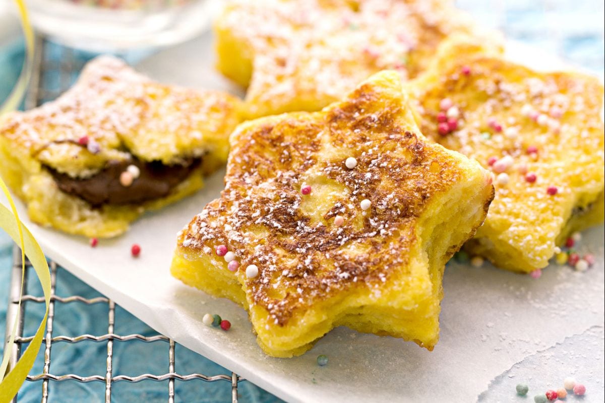 Sternchen mit Nutella