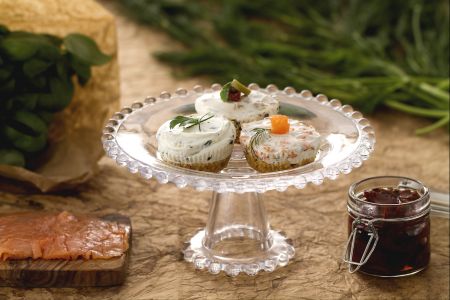 Herzhafte Kräuter-Käsekuchen