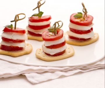 Caprese-Turm auf Schiacciate