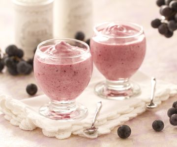 Erdbeertrauben-Sorbet