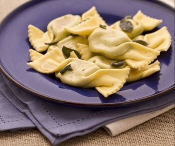 Bonbons mit Ricotta und Spinat