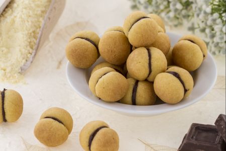 Damenküsse mit Maismehl