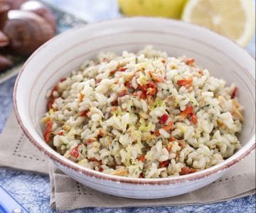 Risotto mit Venusmuscheln