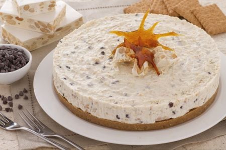 Käsekuchen mit Nougat