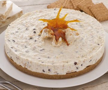 Käsekuchen mit Nougat