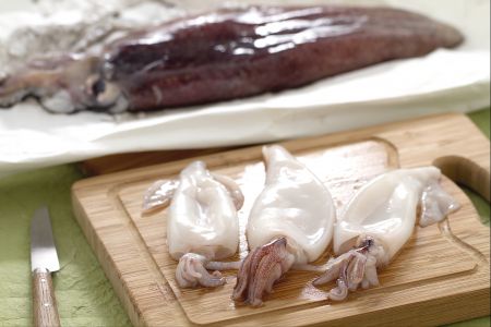 Wie man Tintenfische putzt