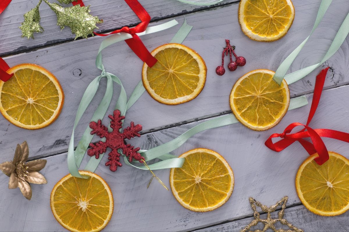 Getrocknete Orangenscheiben