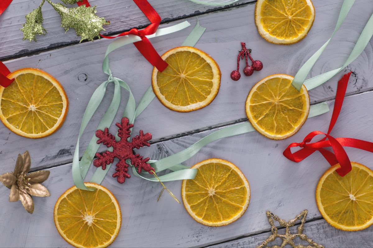 Getrocknete Orangenscheiben