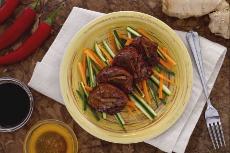 Schweinefilet mit Honig und Ingwer