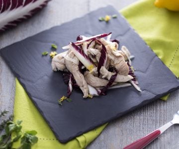 Hähnchenstreifen mit Radicchio