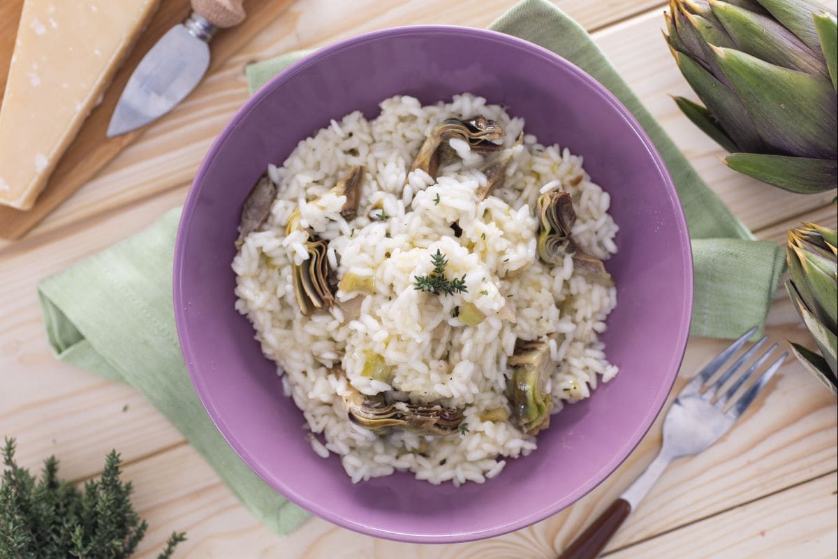 Risotto mit Artischocken